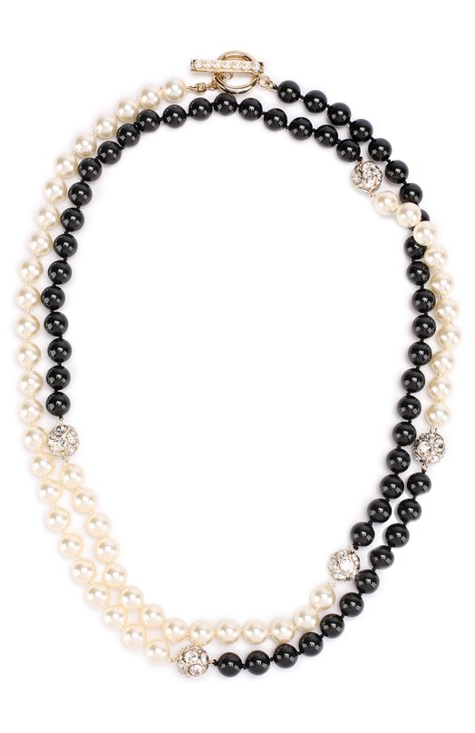 Колье с жемчужинами и кристаллами Swarovski St. John