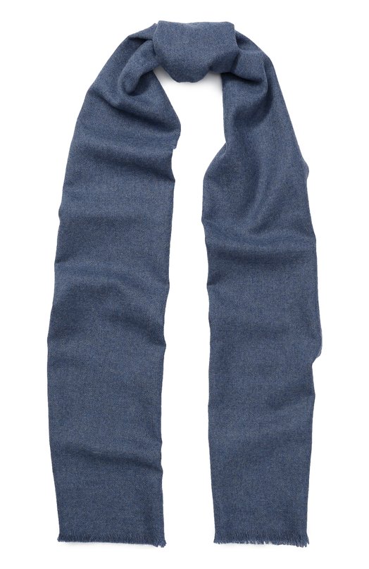 Шерстяной шарф с необработанным краем Johnstons Of Elgin