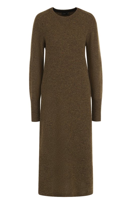 Шерстяное платье-миди с длинным рукавом Joseph