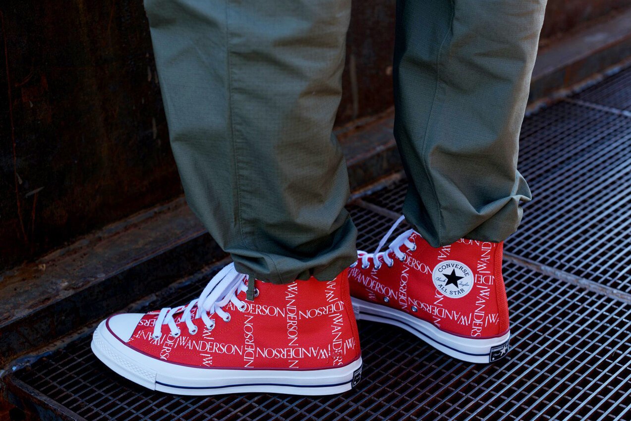 jw anderson converse red